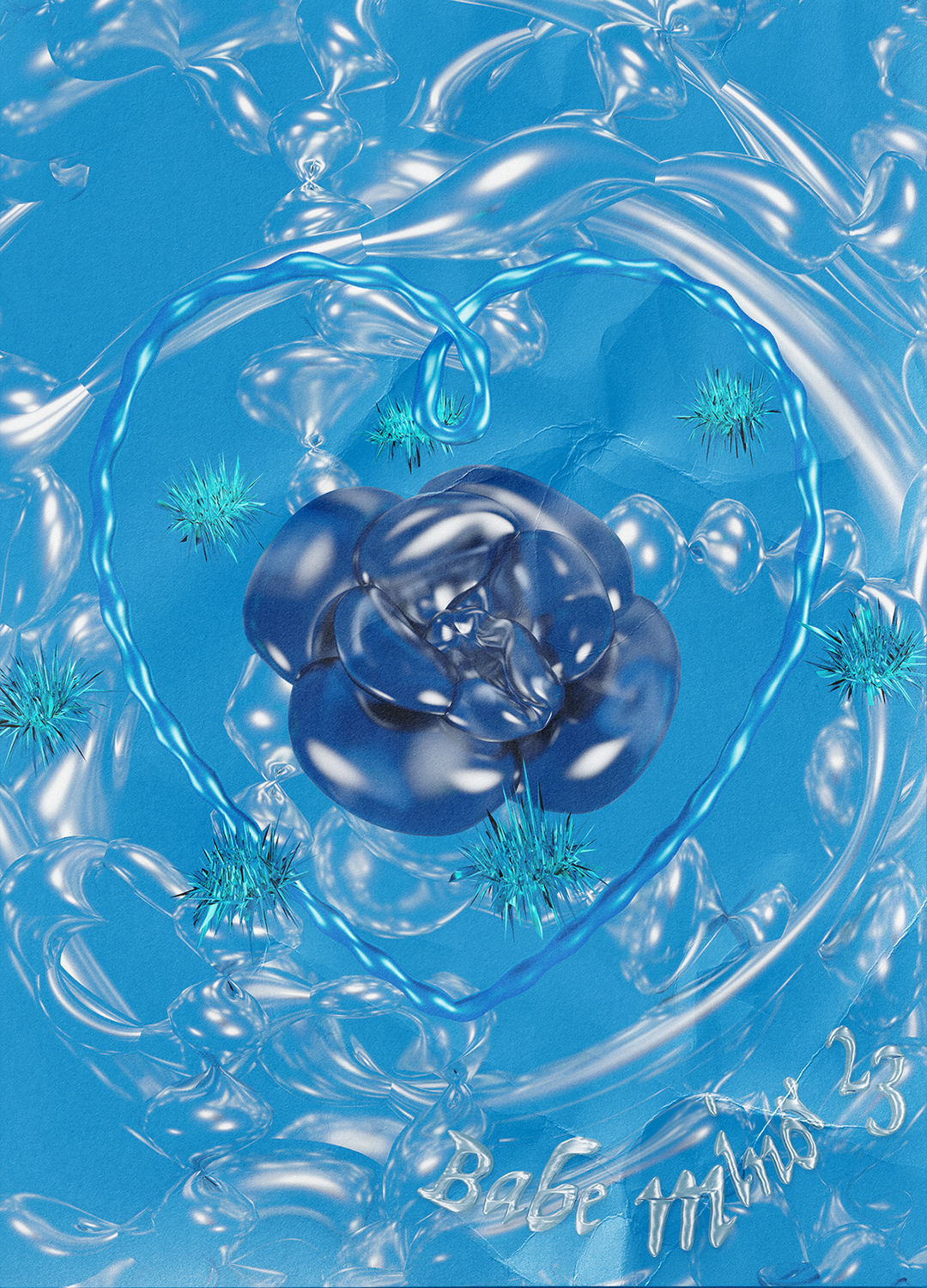PENDANT: BLUE ROSE (2023) – Maija Järviniemi